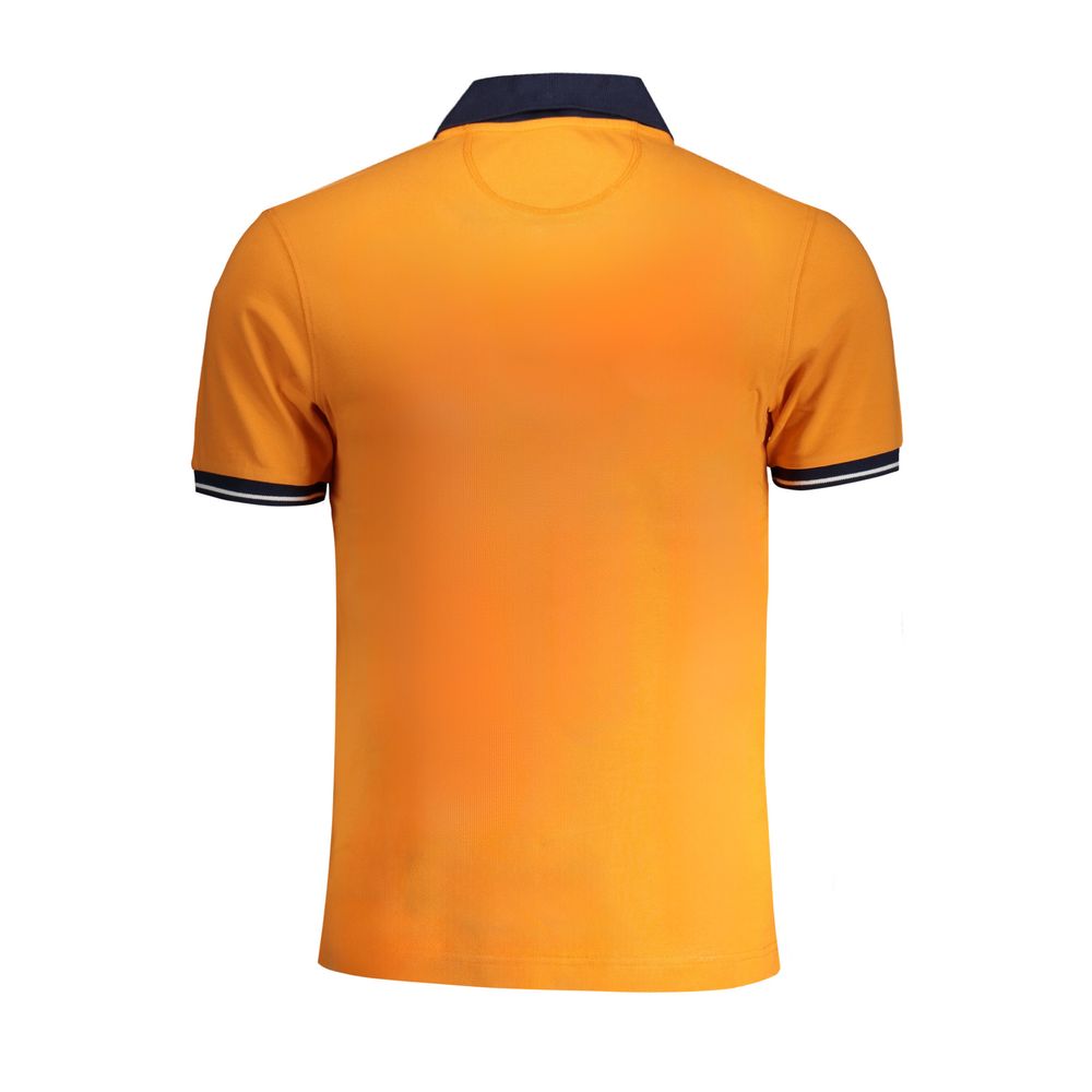 La Martina Orange Cotton Polo Shirt La Martina