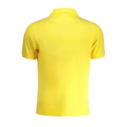 La Martina Yellow Cotton Polo Shirt La Martina