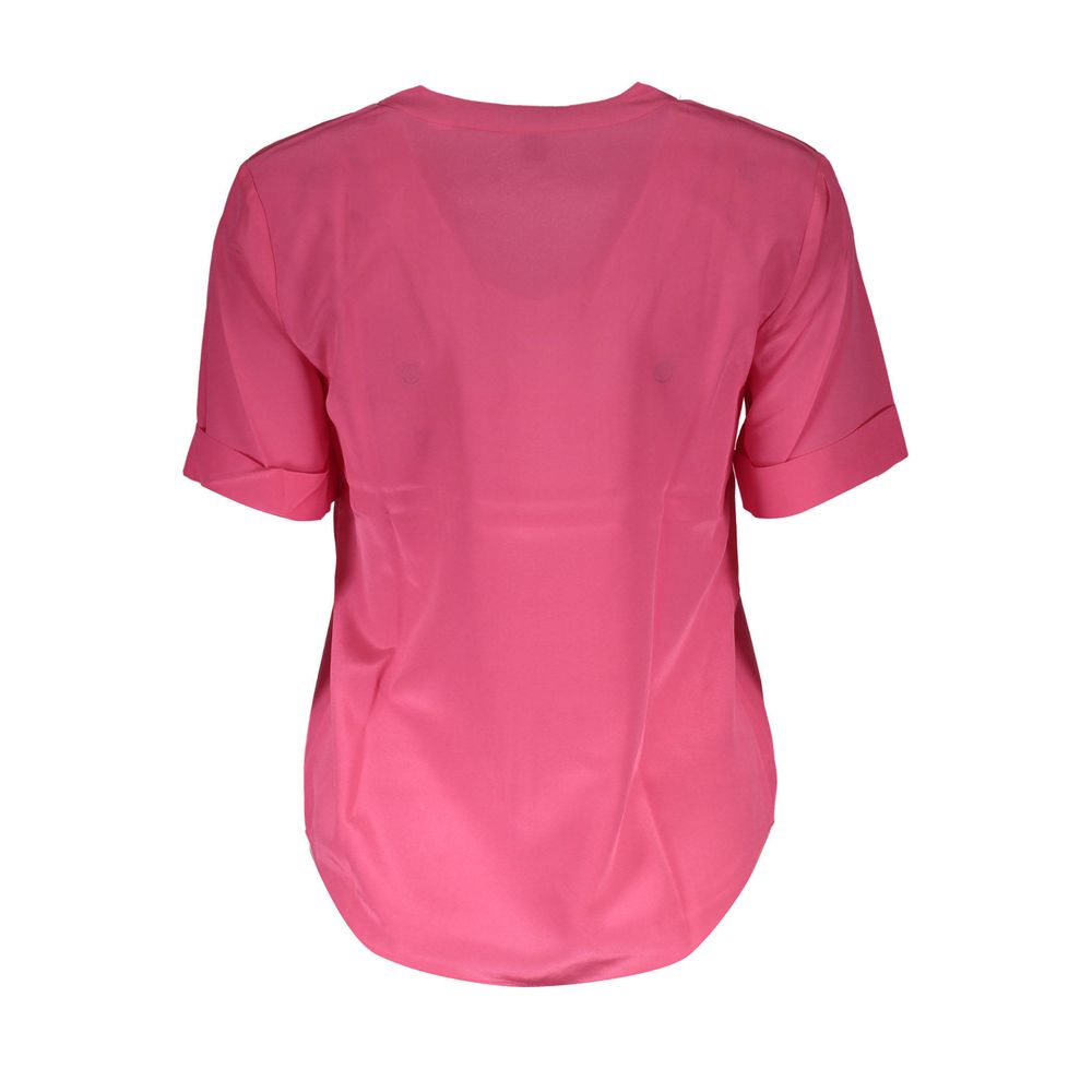 Gant Pink Silk Tops & T-Shirt Gant