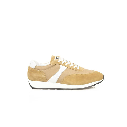 Cerruti 1881 Beige Calf Leather Men Sneaker Cerruti 1881