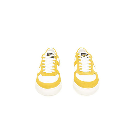 Cerruti 1881 Yellow Leather Men Sneaker Cerruti 1881