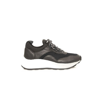 Cerruti 1881 Gray Leather Men Sneaker Cerruti 1881