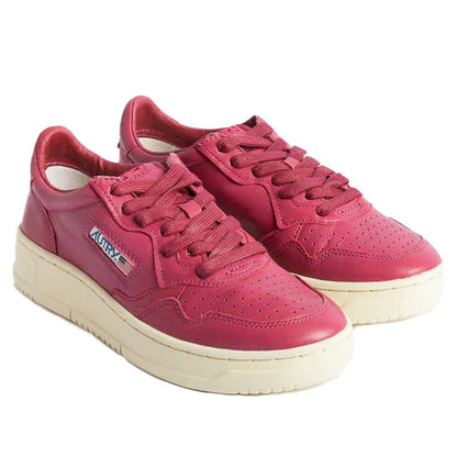 Autry Fuchsia Leather Di Capra Sneaker Autry