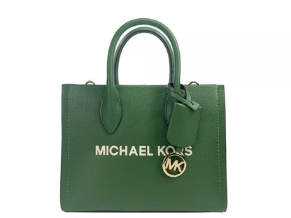 Michael Kors Mirella Small Leather Top Zip Shopper Tote Bag Michael Kors