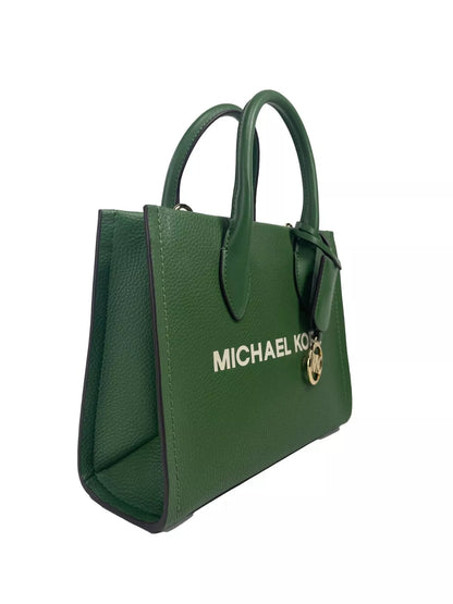 Michael Kors Mirella Small Leather Top Zip Shopper Tote Bag Michael Kors