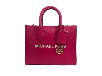 Michael Kors Mirella Small Leather Top Zip Shopper Tote Bag Michael Kors