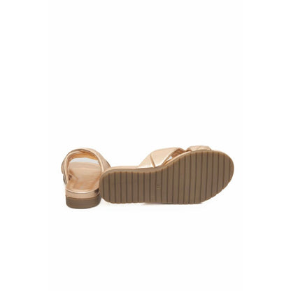 Cerruti 1881 Beige Sheepskin Women Sandal Cerruti 1881