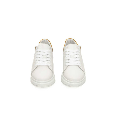 Cerruti 1881 White Leather Women Sneaker Cerruti 1881