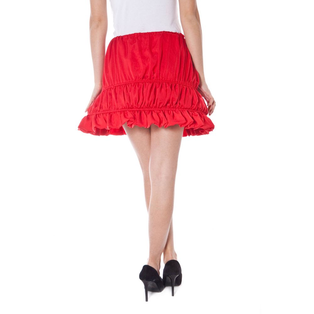 Denny Rose Red Polyester Skirt Denny Rose