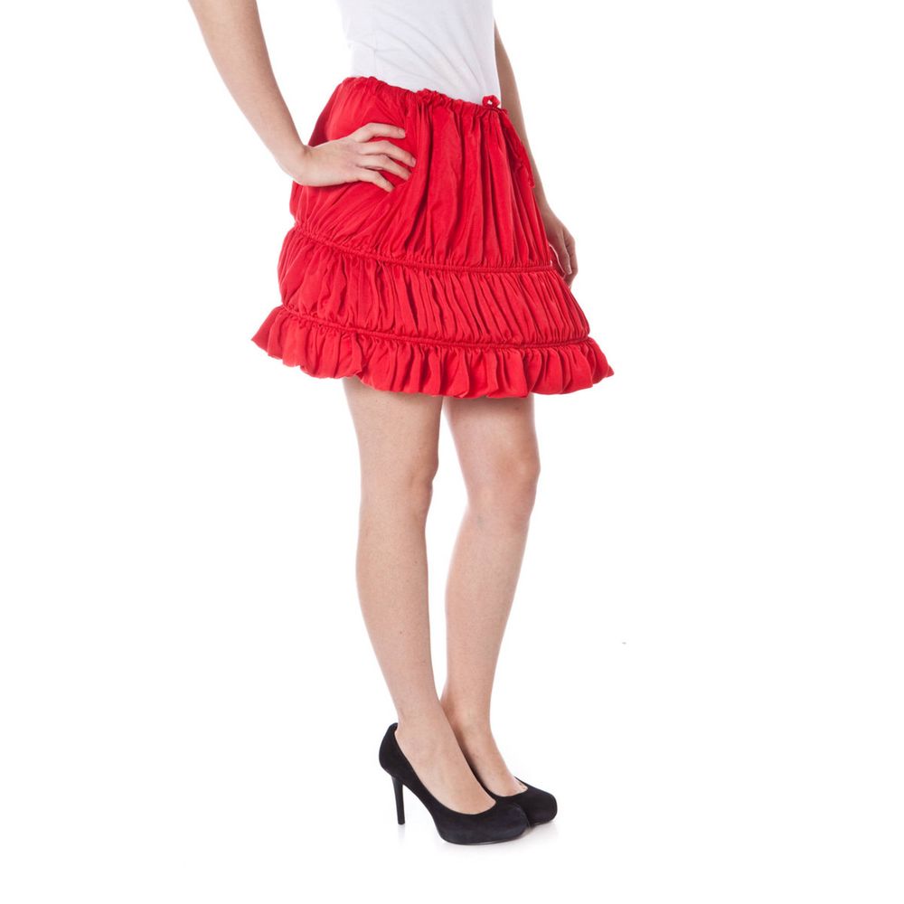 Denny Rose Red Polyester Skirt Denny Rose