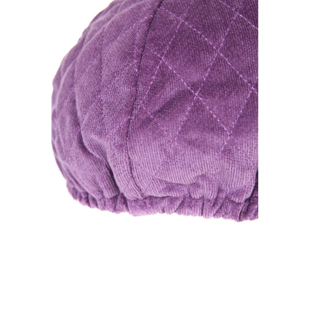 Denny Rose Purple Cotton Hat Denny Rose