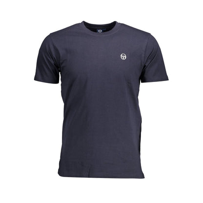 Sergio Tacchini Blue Cotton T-Shirt Sergio Tacchini