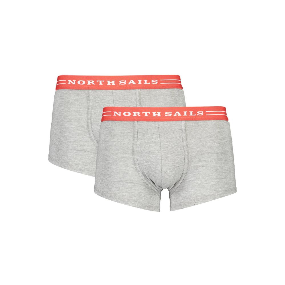 North Sails Gray Cotton Underwear North Sails