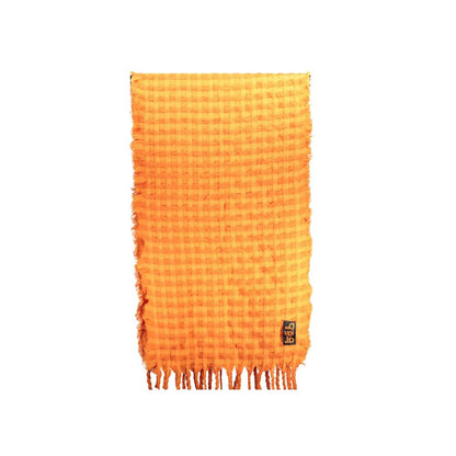 Desigual Orange Polyester Scarf Desigual