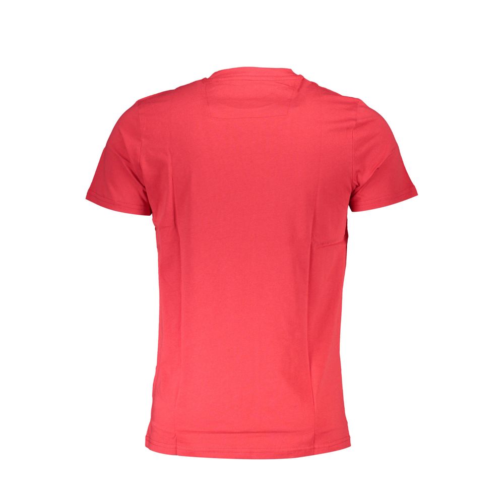 Cavalli Class Red Cotton T-Shirt Cavalli Class