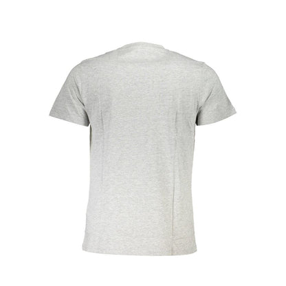 Cavalli Class Gray Cotton T-Shirt Cavalli Class