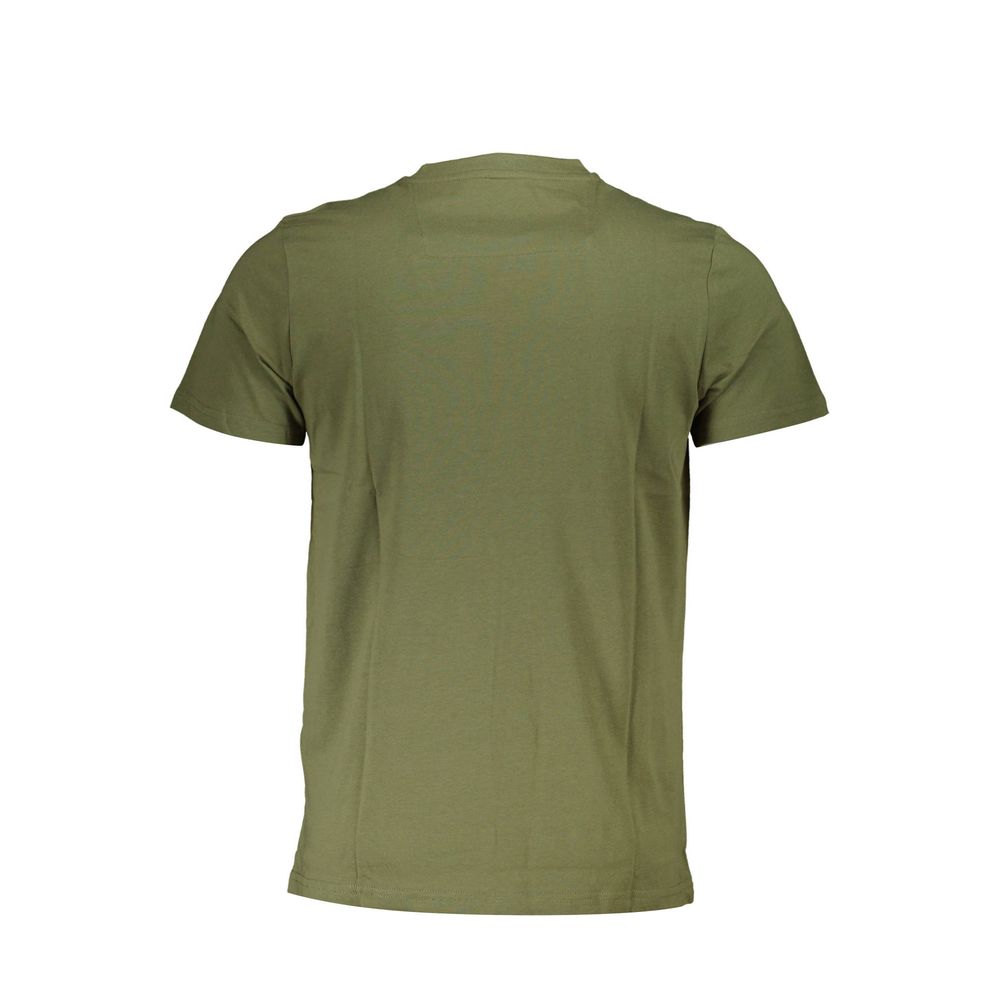 Cavalli Class Green Cotton T-Shirt Cavalli Class