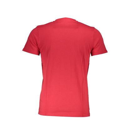 Cavalli Class Red Cotton T-Shirt Cavalli Class