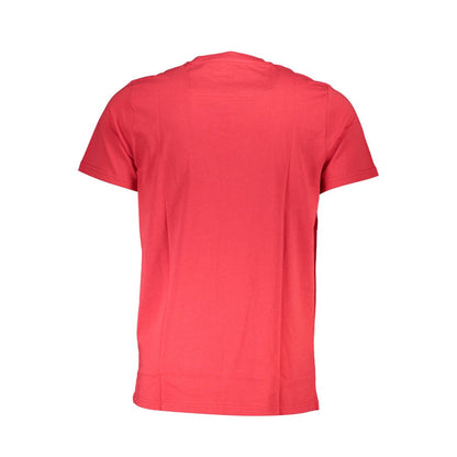 Cavalli Class Red Cotton T-Shirt Cavalli Class