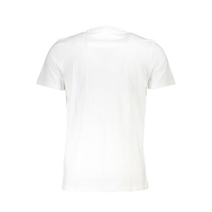 Cavalli Class White Cotton T-Shirt Cavalli Class