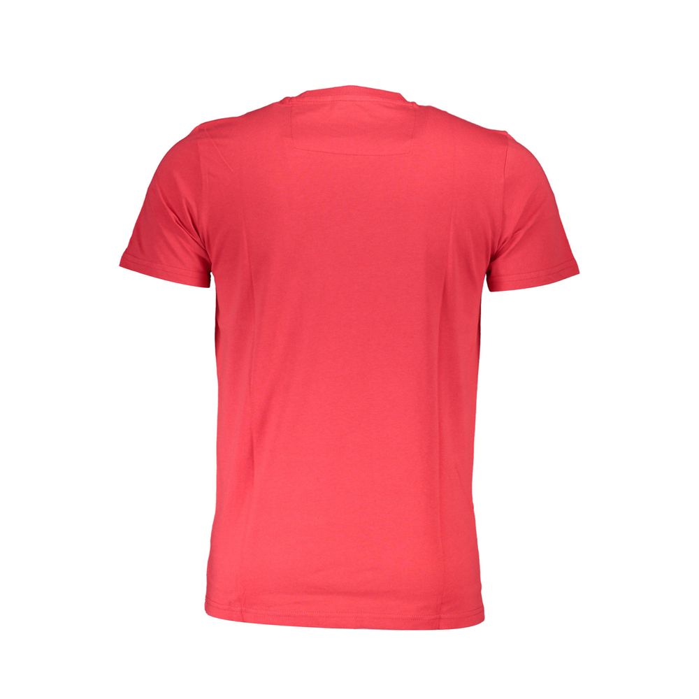 Cavalli Class Red Cotton T-Shirt Cavalli Class