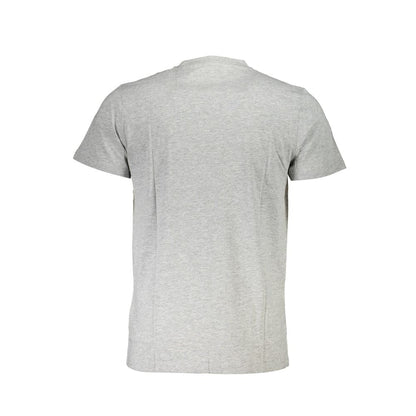 Cavalli Class Gray Cotton T-Shirt Cavalli Class