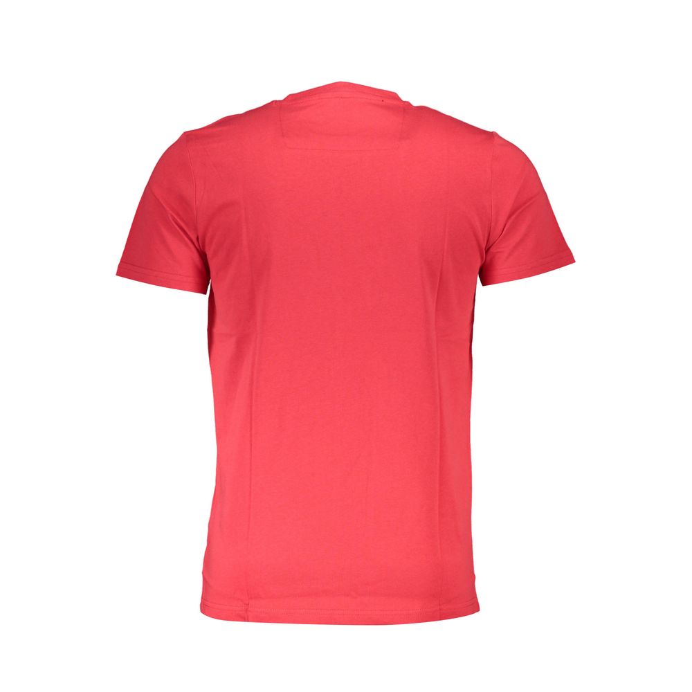 Cavalli Class Red Cotton T-Shirt Cavalli Class