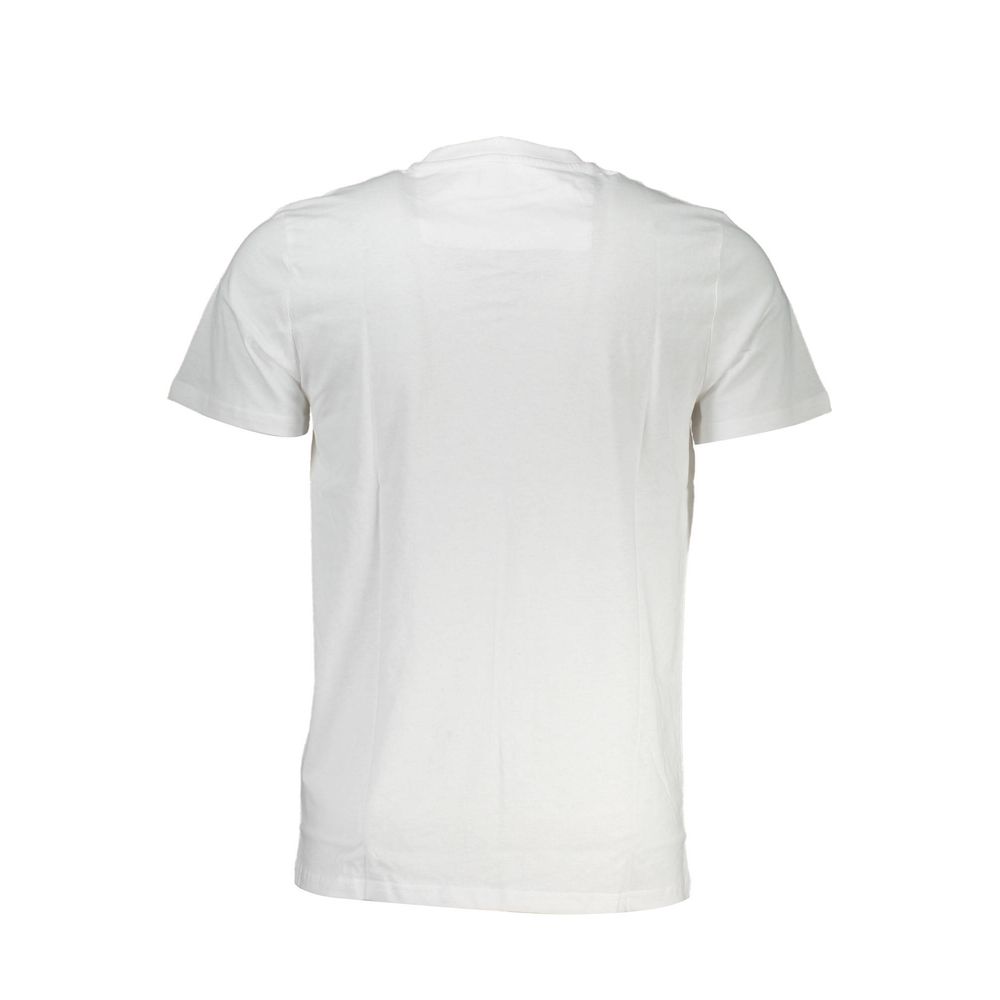 Cavalli Class White Cotton T-Shirt Cavalli Class