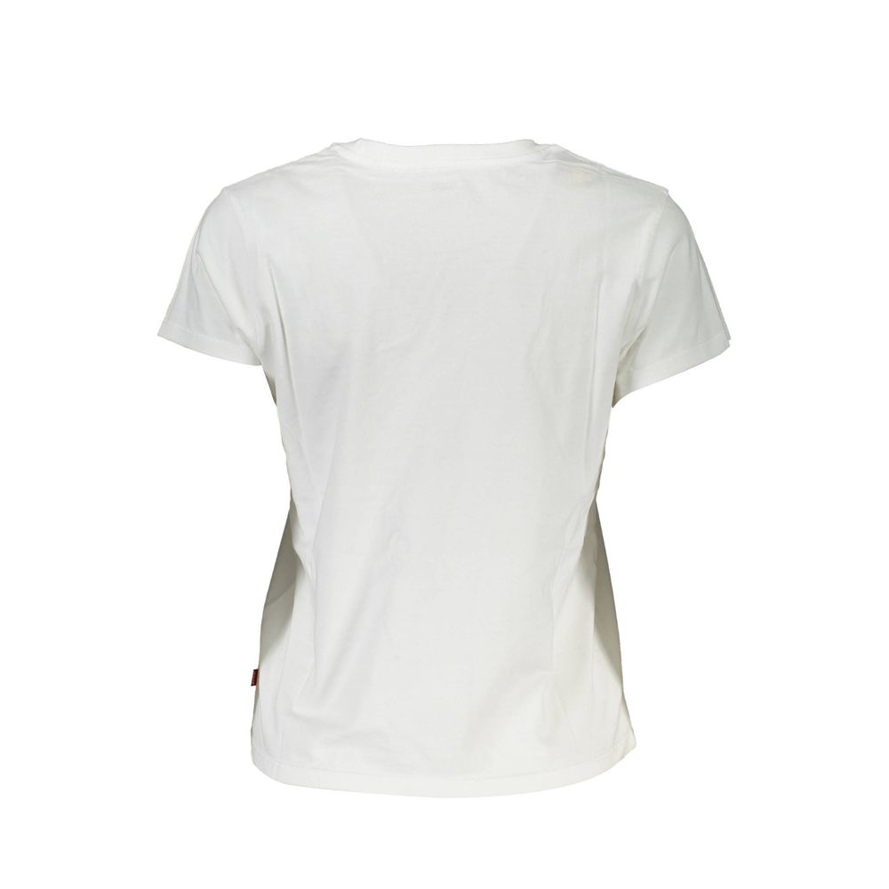 Levi's White Cotton Tops & T-Shirt Levi's