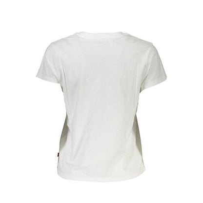 Levi's White Cotton Tops & T-Shirt Levi's