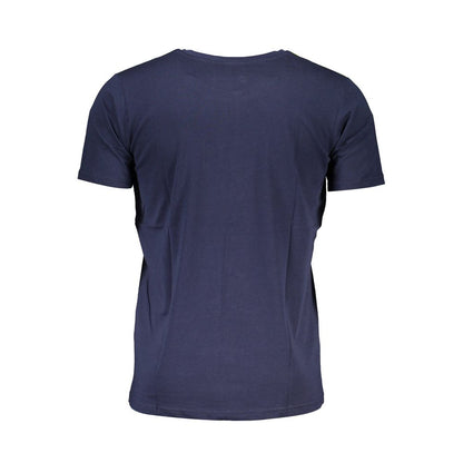 Scuola Nautica Blue Cotton T-Shirt Scuola Nautica