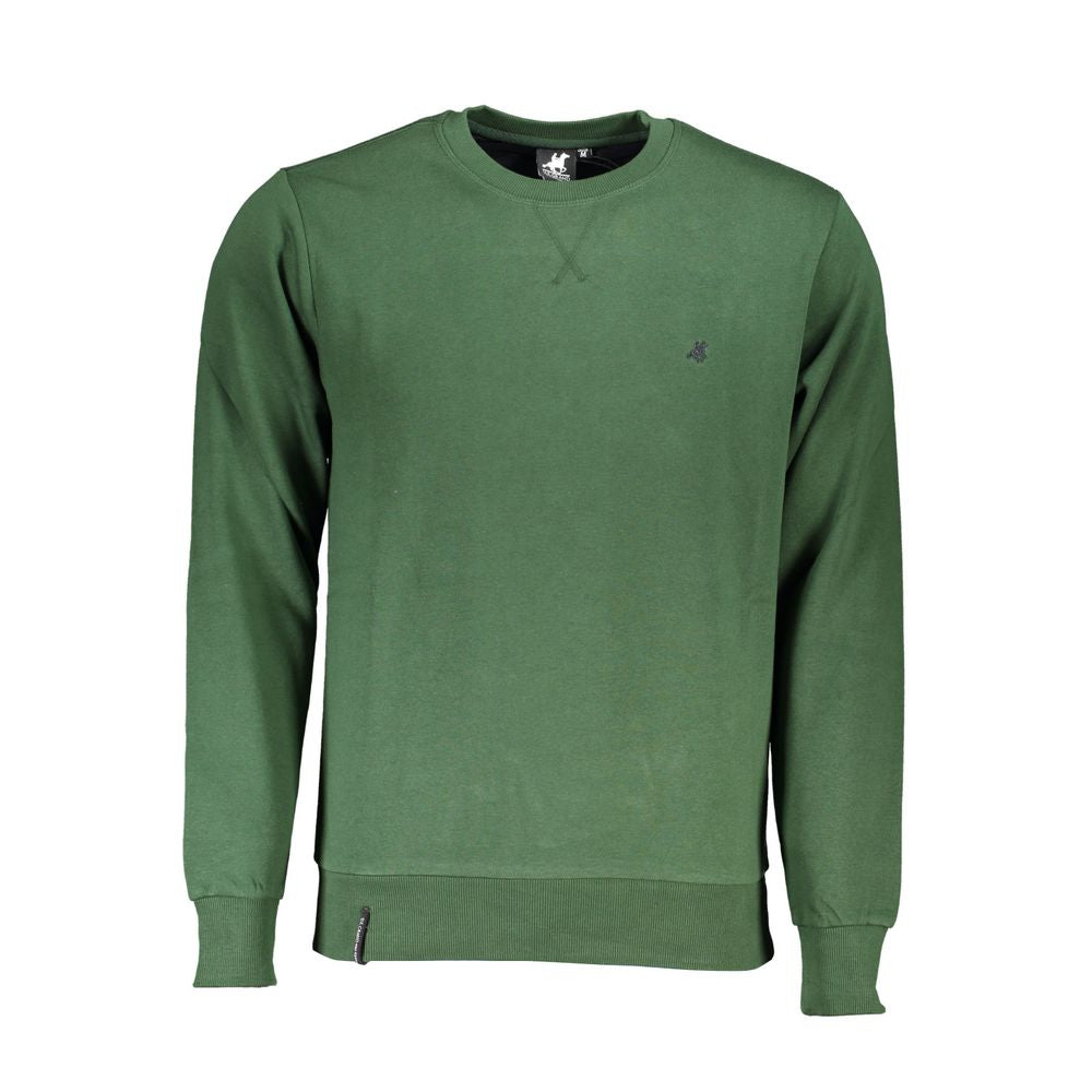 U.S. Grand Polo Green Cotton Sweater U.S. Grand Polo