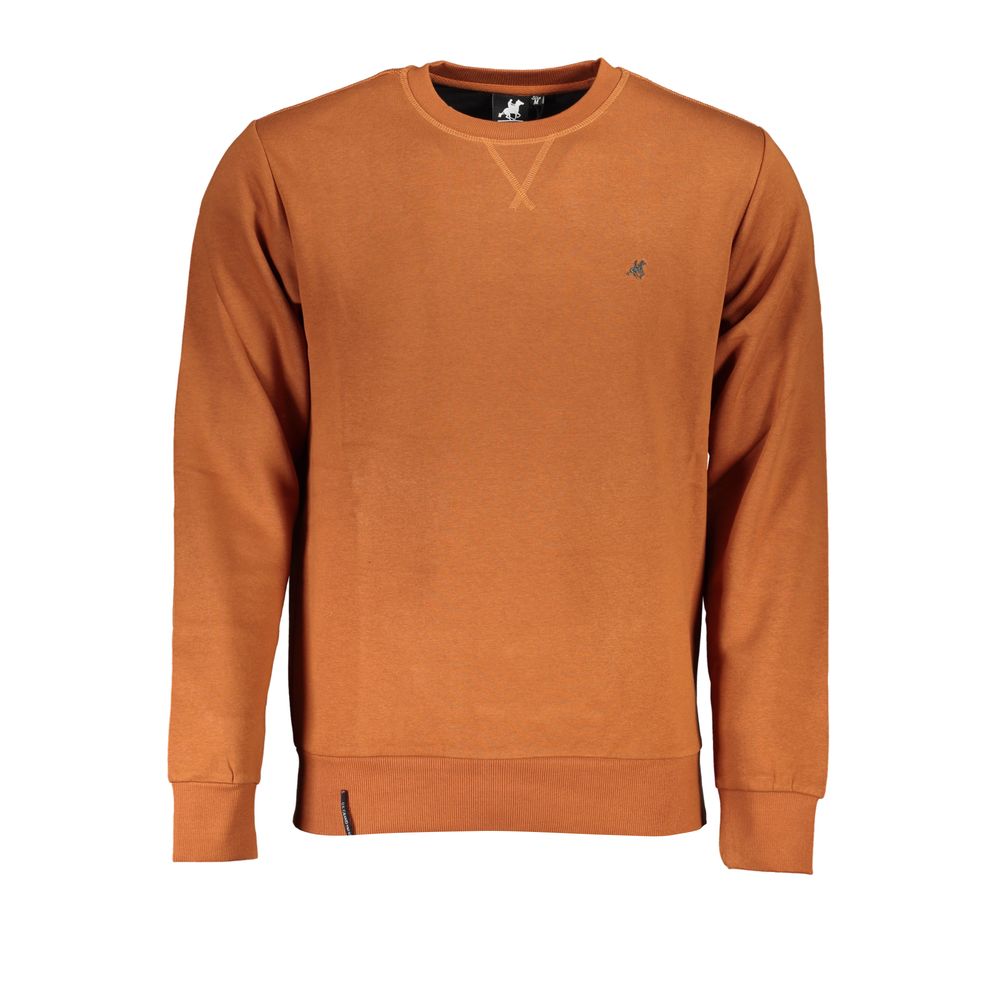 U.S. Grand Polo Brown Cotton Sweater U.S. Grand Polo