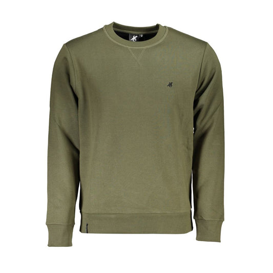 U.S. Grand Polo Green Cotton Sweater U.S. Grand Polo