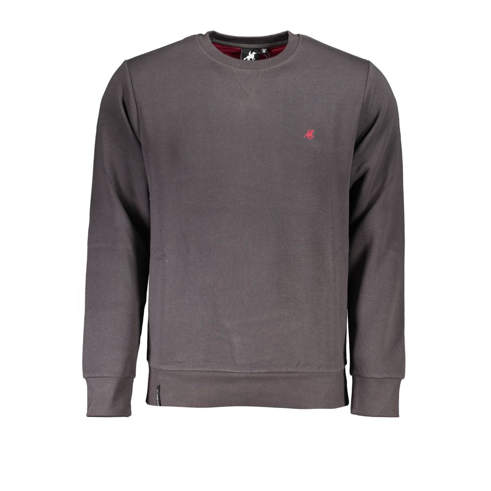 U.S. Grand Polo Gray Cotton Sweater U.S. Grand Polo