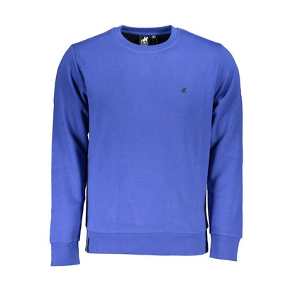 U.S. Grand Polo Blue Cotton Sweater U.S. Grand Polo