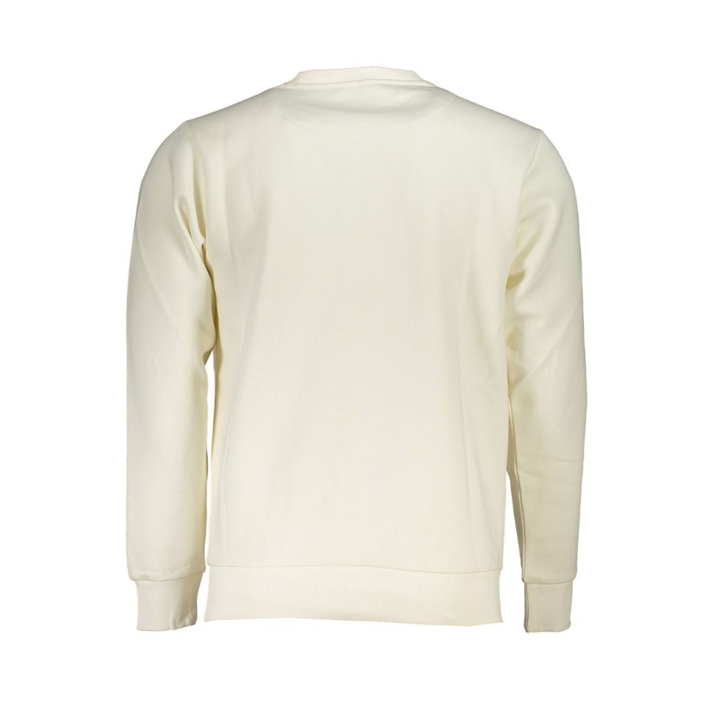 U.S. Grand Polo White Cotton Sweater U.S. Grand Polo