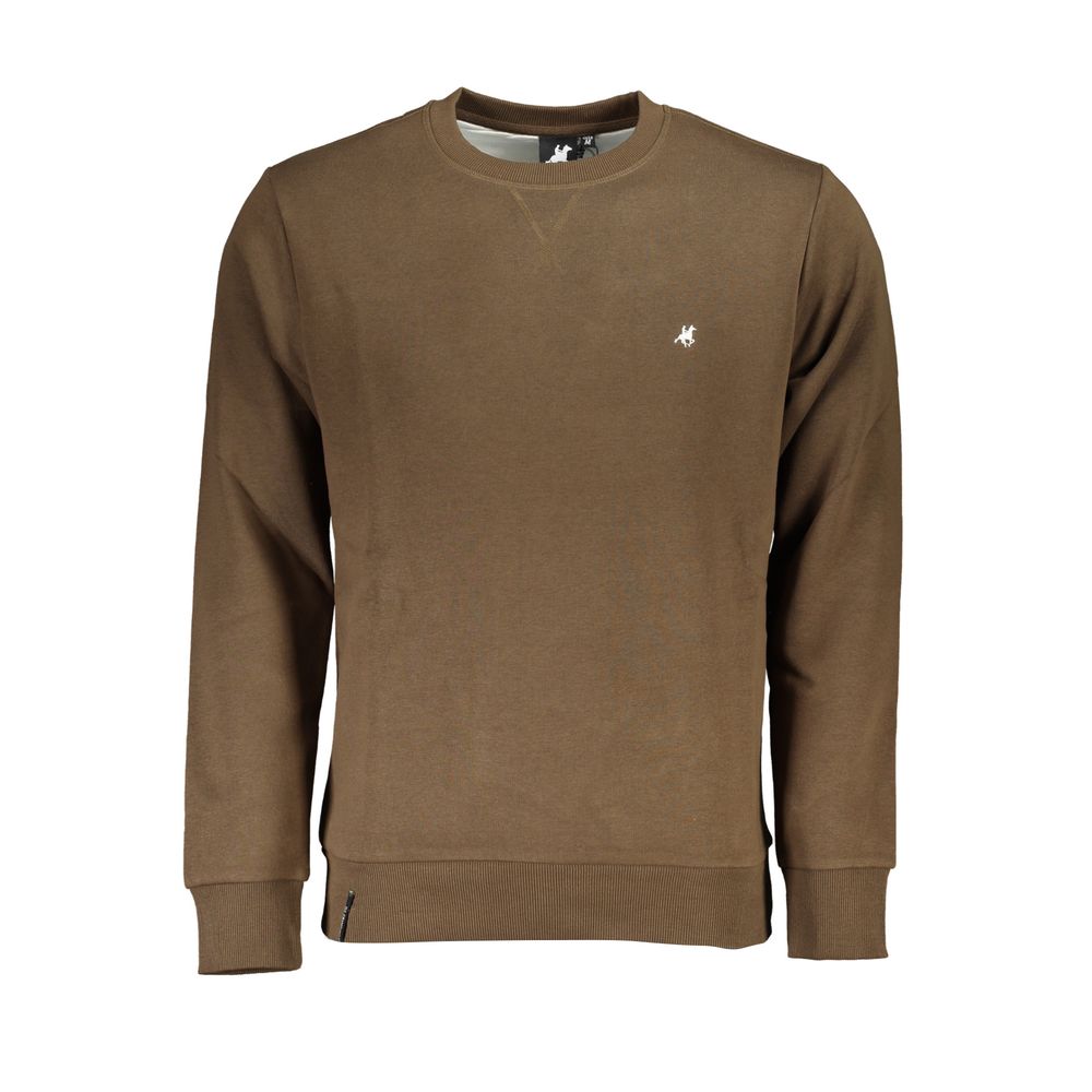 U.S. Grand Polo Brown Cotton Sweater U.S. Grand Polo