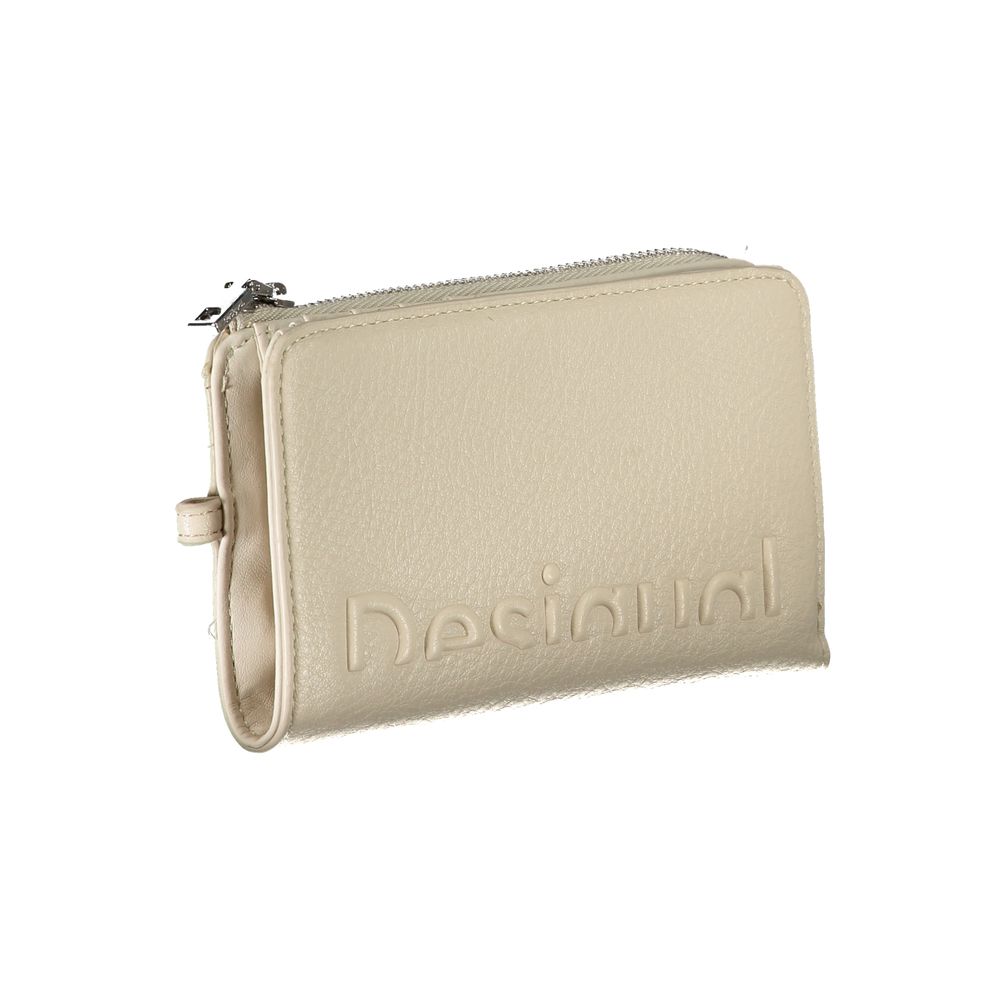 Desigual Beige Polyethylene Wallet Desigual