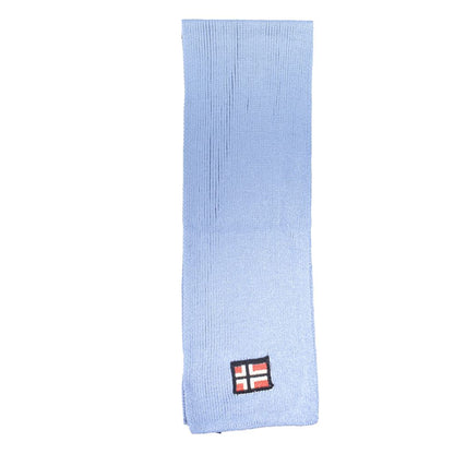 Norway 1963 Light Blue Acrylic Scarf Norway 1963