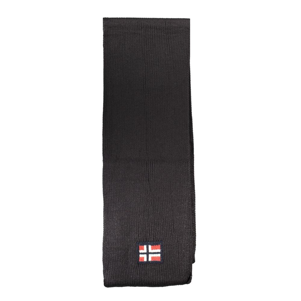 Norway 1963 Black Acrylic Scarf Norway 1963