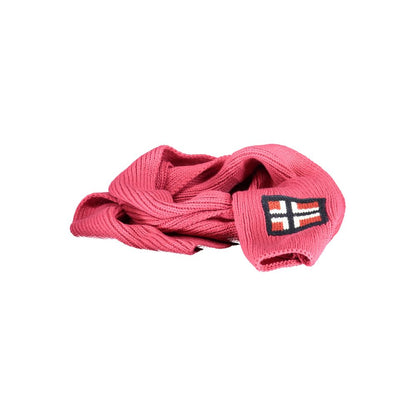 Norway 1963 Pink Acrylic Scarf Norway 1963