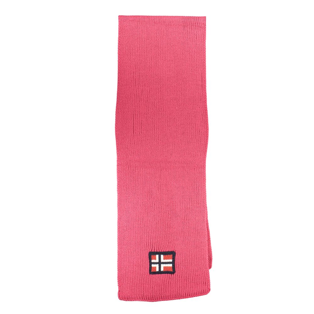 Norway 1963 Pink Acrylic Scarf Norway 1963