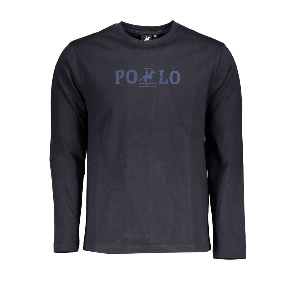 U.S. Grand Polo Blue Cotton T-Shirt U.S. Grand Polo