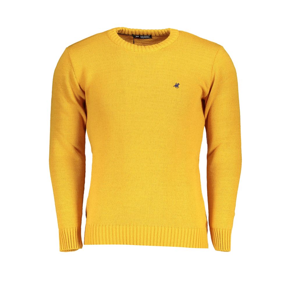 U.S. Grand Polo Yellow Fabric Sweater U.S. Grand Polo