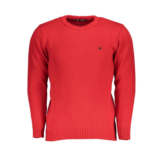 U.S. Grand Polo Red Fabric Sweater U.S. Grand Polo