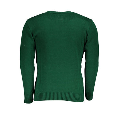 U.S. Grand Polo Green Fabric Sweater U.S. Grand Polo