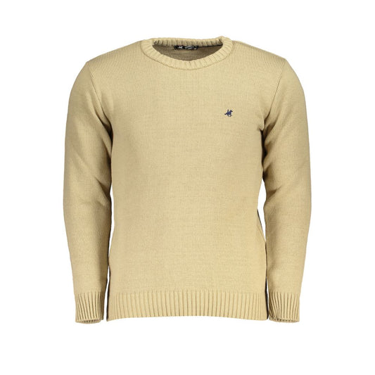 U.S. Grand Polo Beige Fabric Sweater U.S. Grand Polo