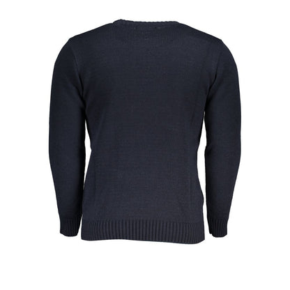 U.S. Grand Polo Blue Acrylic Sweater U.S. Grand Polo