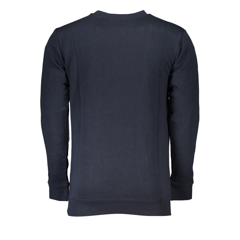 Cavalli Class Blue Cotton Sweater Cavalli Class